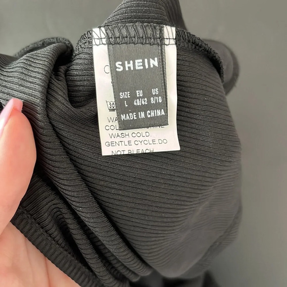 Shein Black Halter Neck Top - Picture 2 of 7